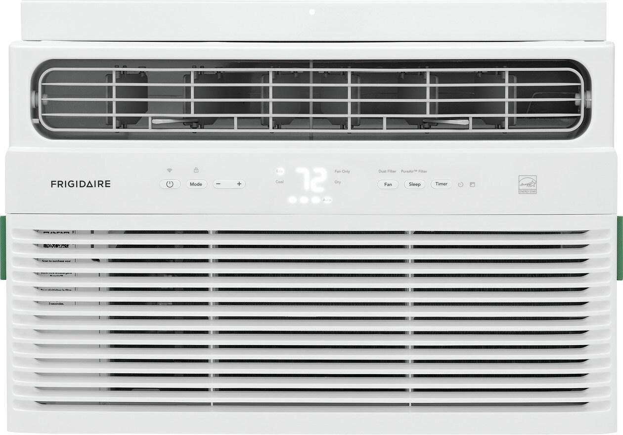Frigidaire FHWW084WD1 8,000 BTU Wi-Fi Smart Window Air Conditioner, White